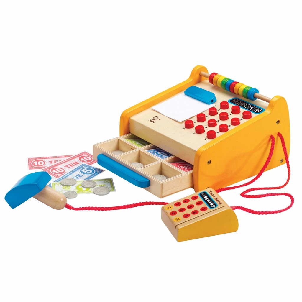 Hape - Fresh Food Market Cash Register 3 Hape - Fresh Food Market Cash Register