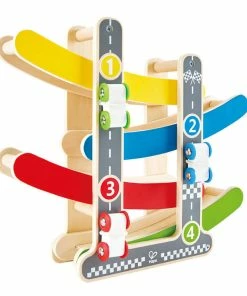 Hape - Fast Flip Wooden Racetrack