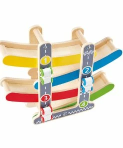 Hape - Fast Flip Wooden Racetrack -Le Toy Van Sales 478816 Hape Fast Flip Wooden Racetrack 2 1024x1024