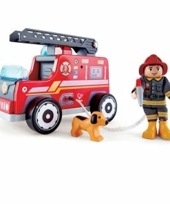 Hape - Wooden Fire Truck