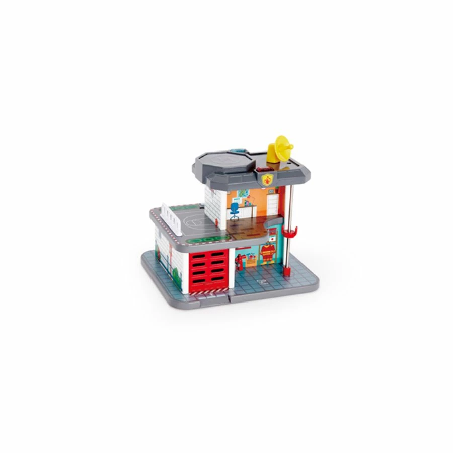Hape - Emergency Services HQ 2 In 1 Police And Fire Station Play Set 5 Hape - Emergency Services HQ 2 In 1 Police And Fire Station Play Set - Image 3
