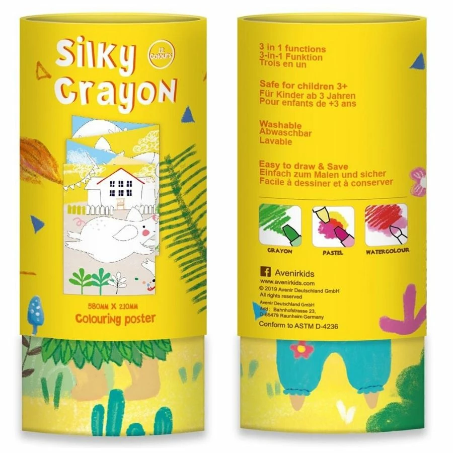 Avenir - Silky Crayons Lion 4 Avenir - Silky Crayons Lion - Image 2