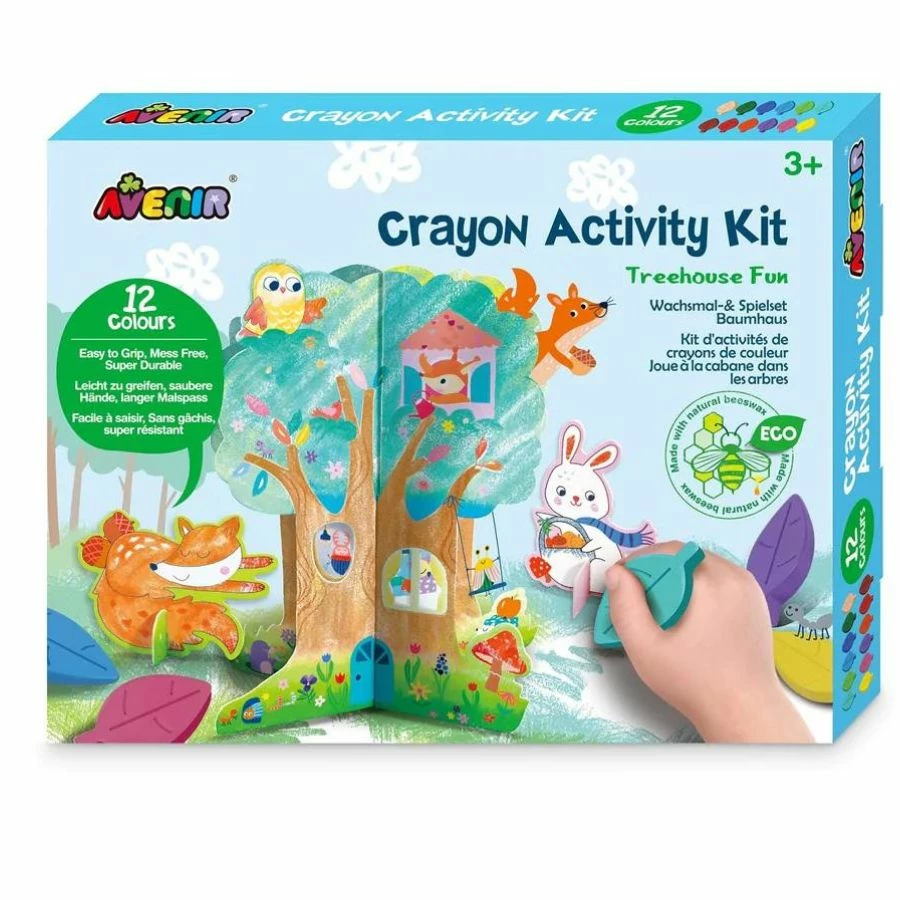 Avenir - Crayon Activity Kit Treehouse Fun 3 Avenir - Crayon Activity Kit Treehouse Fun