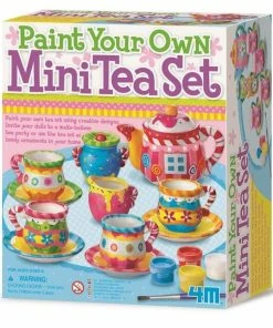 4M - Paint Your Own Mini Tea Set Craft Kit