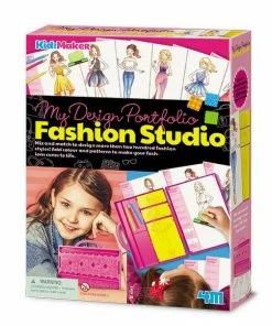 4M - KidzMaker: My Design Portfolio Fashion Studio Art Set