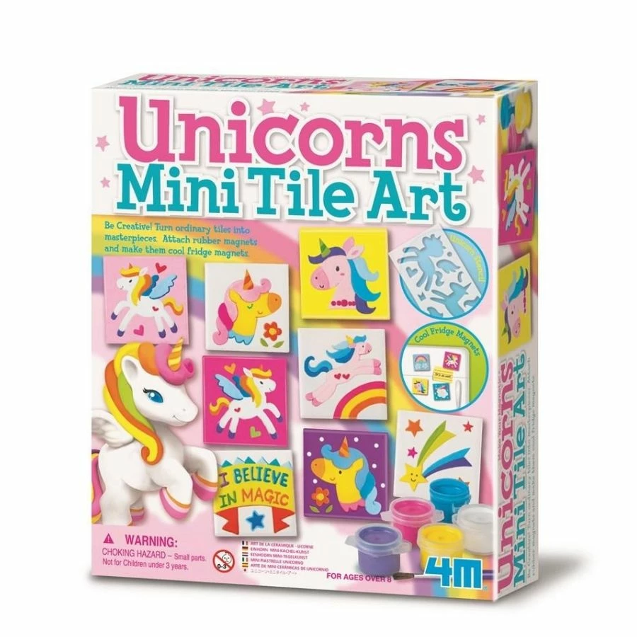 4M - Unicorn Mini Tile Art 3 4M - Unicorn Mini Tile Art