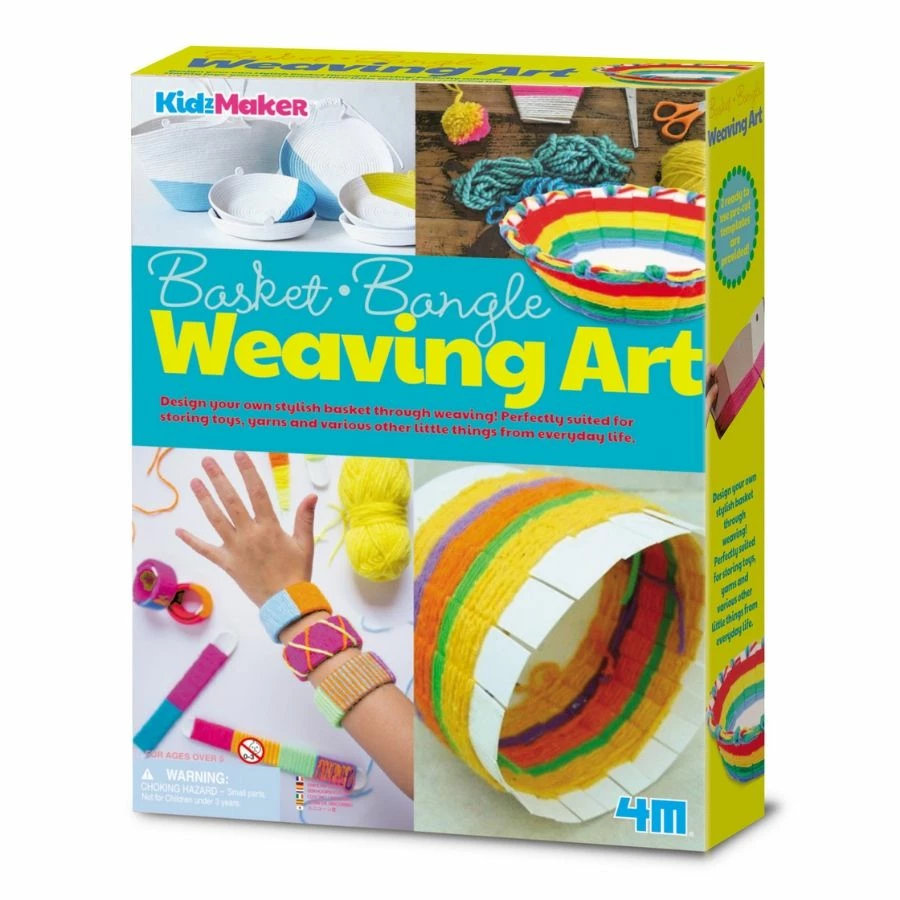 4M - KidzMaker: Basket Weaving Art Craft Set 3 4M - KidzMaker: Basket Weaving Art Craft Set