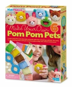 4M - KidzMaker Make Your Own Pom Pom Craft Kit
