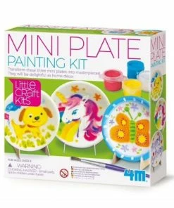 4M - Little Craft: Mini Plates Paining Kit