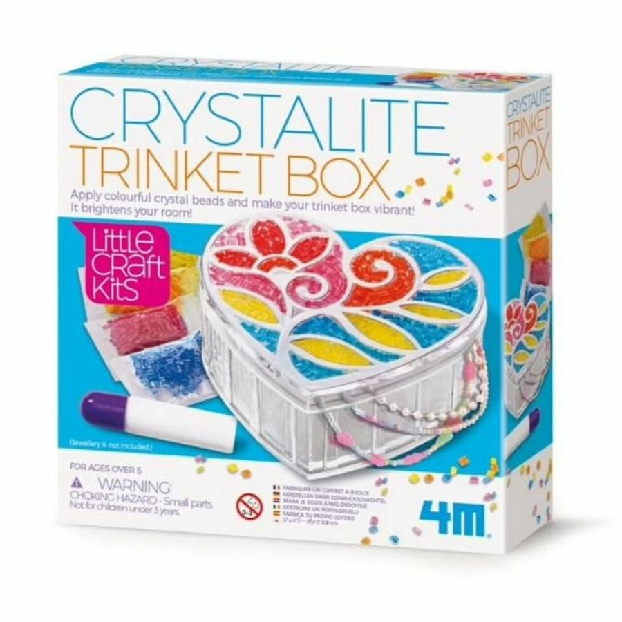 4M - Little Craft Kit: Crystalite Trinket Box 3 4M - Little Craft Kit: Crystalite Trinket Box