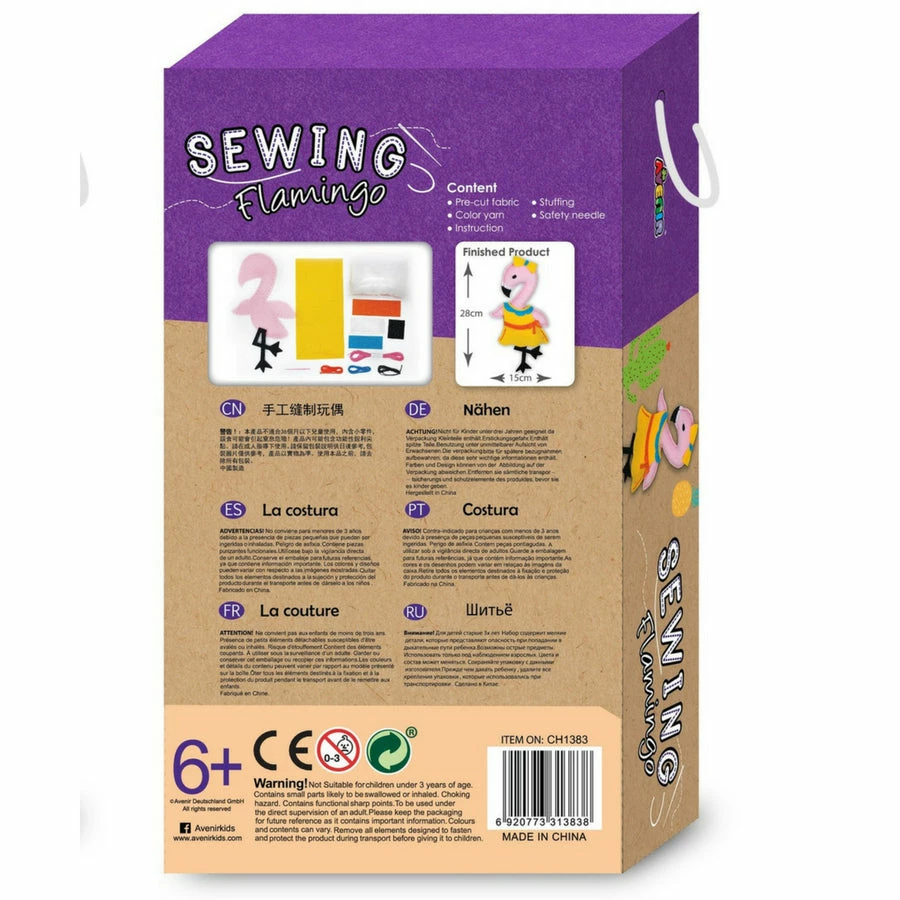 Avenir - Sewing Kit: Flamingo 4 Avenir - Sewing Kit: Flamingo - Image 2