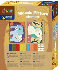 Alternative view of Avenir - Mosaic Picture: Elephant