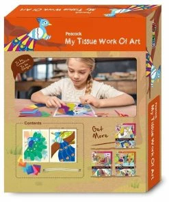 Avenir - Tissue Art Peacock -Le Toy Van Sales CH1462 AvenirTissueArtPeacock 2 1024x1024