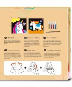 Alternative view of Avenir - Glitter Art Unicorn Craft Set