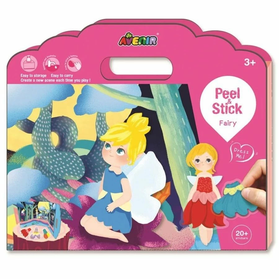 Avenir - Peel And Stick Fairy Play Set 3 Avenir - Peel And Stick Fairy Play Set