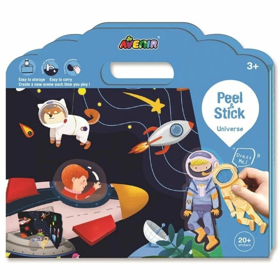 Avenir - Peel And Stick Space Galaxy Play Set 3 Avenir - Peel And Stick Space Galaxy Play Set