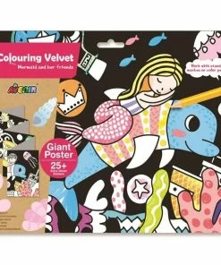 Avenir - Velvet Giant Colouring Poster: Mermaid
