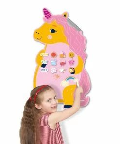 Alternative view of Avenir - Magnetic Wall Chalkboard: Unicorn