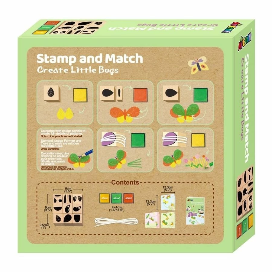 Avenir - Stamp & Match: Create Little Bugs Stamp Kit 4 Avenir - Stamp & Match: Create Little Bugs Stamp Kit - Image 2