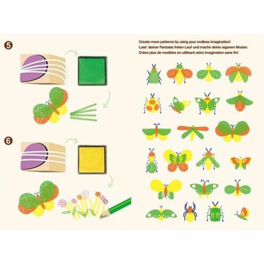 Avenir - Stamp & Match: Create Little Bugs Stamp Kit 6 Avenir - Stamp & Match: Create Little Bugs Stamp Kit - Image 4