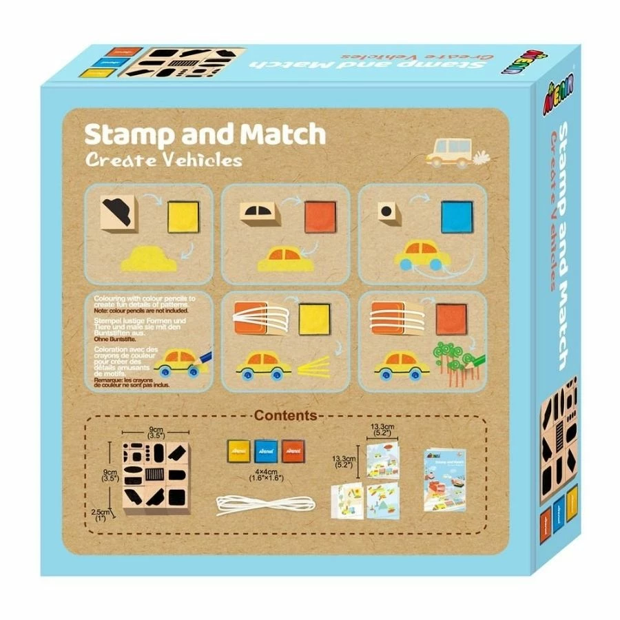 Avenir - Stamp & Match: Create Vehicles Stamp Set 4 Avenir - Stamp & Match: Create Vehicles Stamp Set - Image 2