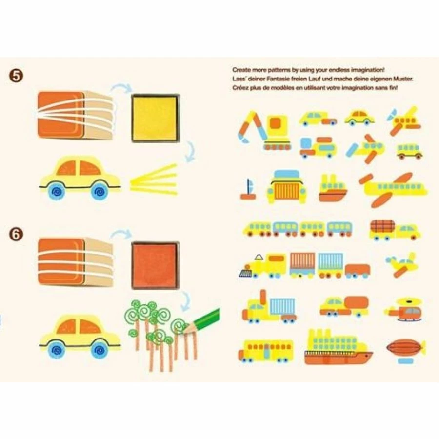 Avenir - Stamp & Match: Create Vehicles Stamp Set 6 Avenir - Stamp & Match: Create Vehicles Stamp Set - Image 4