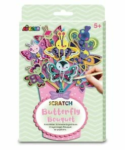 Avenir - Scratch Art: Butterfly Bouquet