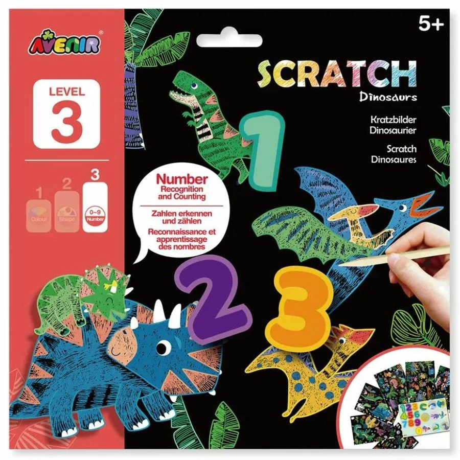 Avenir - Scratch Art: Dinosaurs 3 Avenir - Scratch Art: Dinosaurs