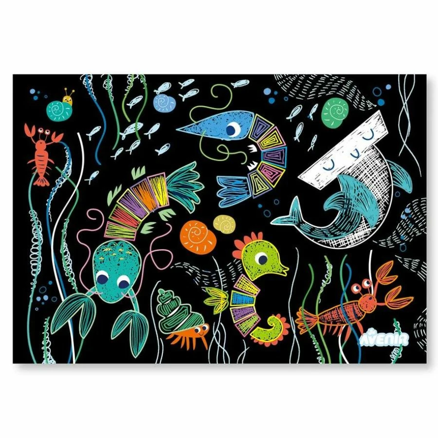 Avenir - Scratch Art Ocean Life 5 Avenir - Scratch Art Ocean Life - Image 3
