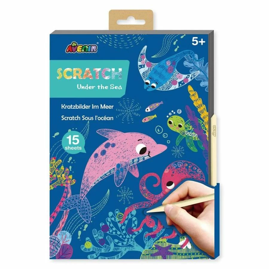 Avenir - A4 Scratch Book Under The Sea 3 Avenir - A4 Scratch Book Under The Sea
