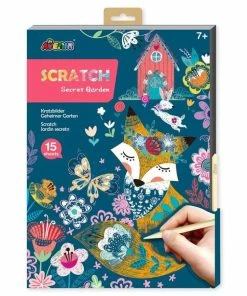 Avenir - A4 Scratch Book Secret Garden