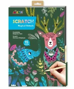 Avenir - A4 Scratch Book Magical Animals