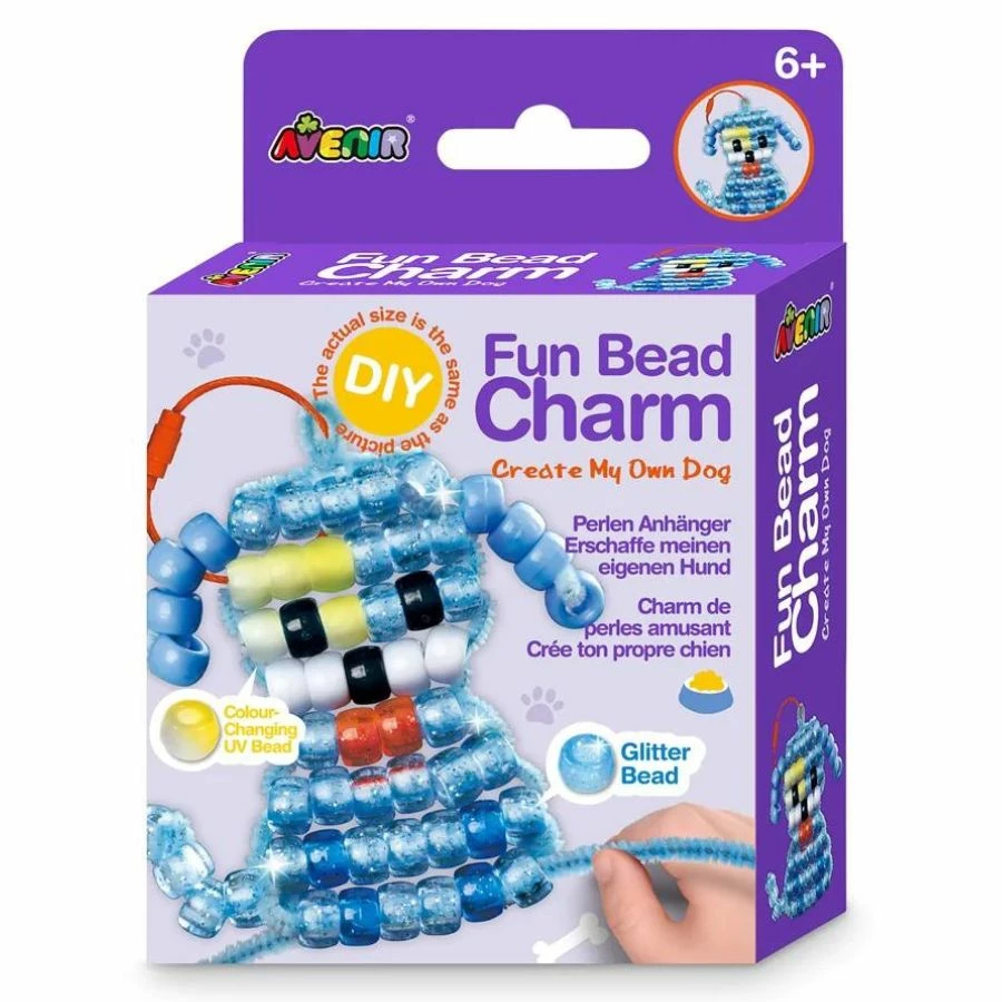 Avenir - Fun Bead Charm: Dog 3 Avenir - Fun Bead Charm: Dog