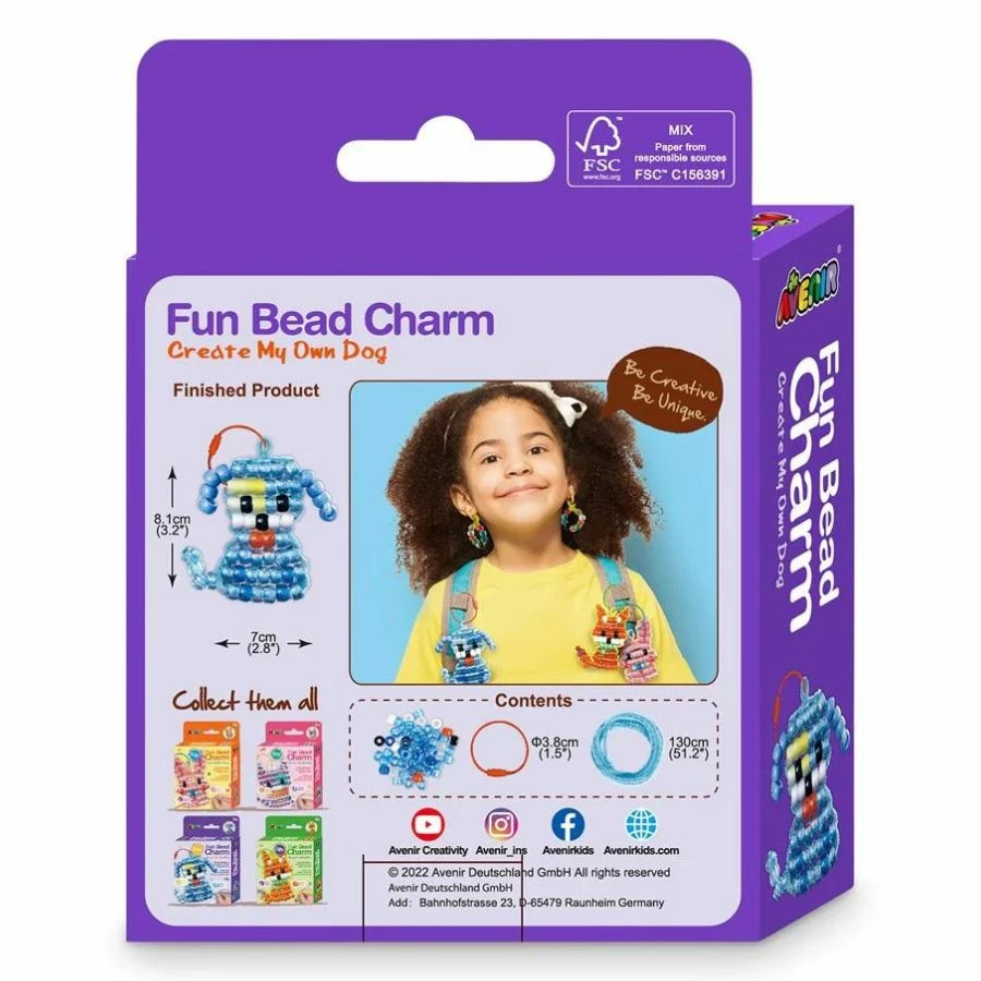 Avenir - Fun Bead Charm: Dog 4 Avenir - Fun Bead Charm: Dog - Image 2