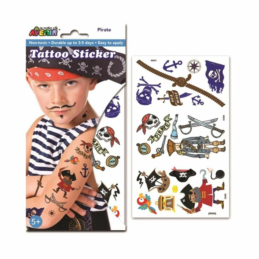 Avenir - Tattoo Sticker Set: Pirate 3 Avenir - Tattoo Sticker Set: Pirate