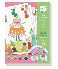 Djeco - Flower Girls Stamp Set