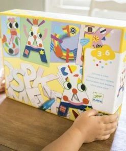 Djeco - Create Shapes Letters Craft Kit -Le Toy Van Sales DJ8998 DjecoCreateShapesLettersCraftKit 2 1024x1024
