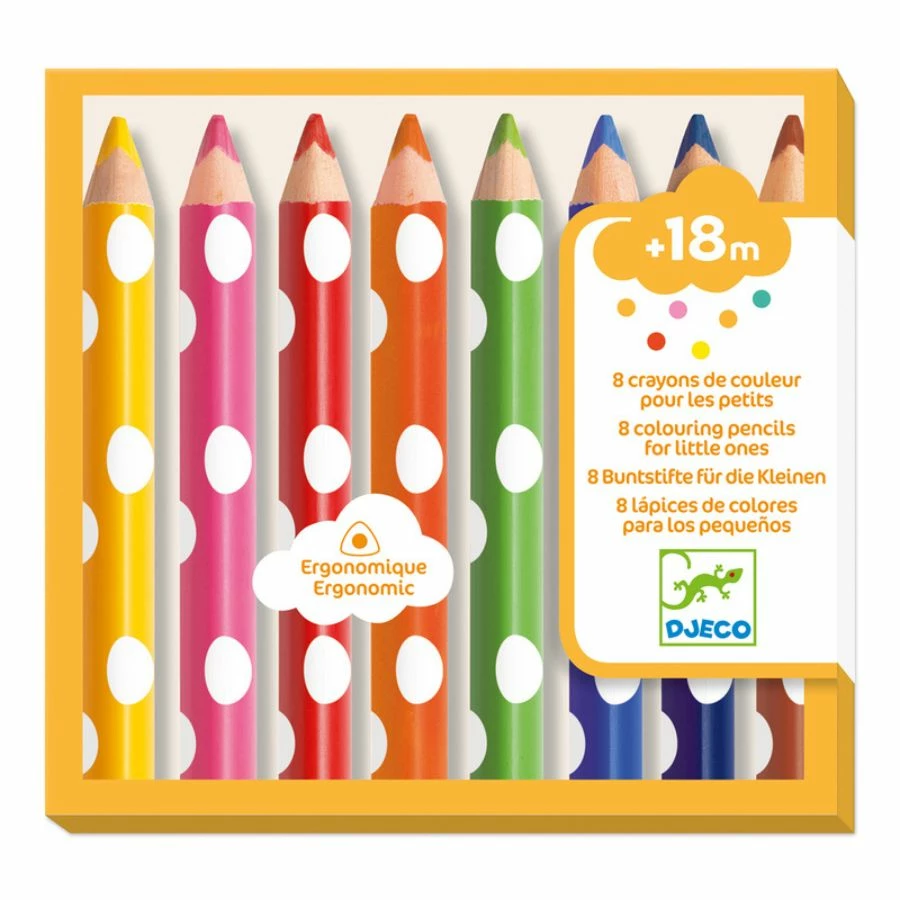 Djeco - 8 Little Ones Colour Pencils 3 Djeco - 8 Little Ones Colour Pencils