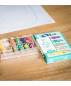 Alternative view of Djeco - 6 Multicoloured Flower Crayons