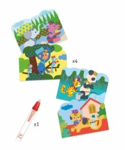 Djeco - Hidden Outside Water Colouring For Toddlers -Le Toy Van Sales DJ9065DjecoHiddenOutsideWaterColouring 3 1024x1024