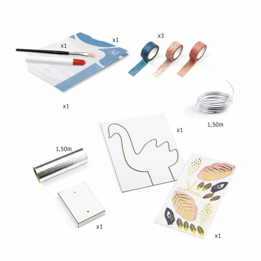 Djeco - The Swan Sculpture Craft Kit 4 Djeco - The Swan Sculpture Craft Kit - Image 3