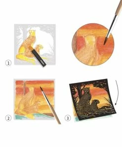 Djeco - Backlight Watercolour Workshop Art Set -Le Toy Van Sales DJ9348 DjecoBacklightWatercolourWorkshopArtSet 4 1024x1024
