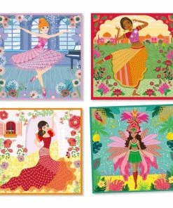 Djeco - Dancers Iris Paper Folding -Le Toy Van Sales DJ94445 DjecoDancersPaperFolding 3 1024x1024