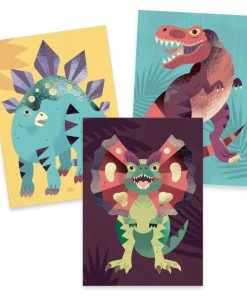 Djeco - Jurassic Foil Pictures Art Set -Le Toy Van Sales DJ9518 DjecoJurassicFoilPictures 2 1024x1024