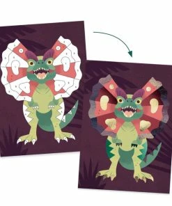 Djeco - Jurassic Foil Pictures Art Set -Le Toy Van Sales DJ9518 DjecoJurassicFoilPictures 5 1024x1024