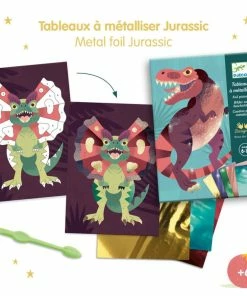 Djeco - Jurassic Foil Pictures Art Set -Le Toy Van Sales DJ9518 DjecoJurassicFoilPictures 6 1024x1024