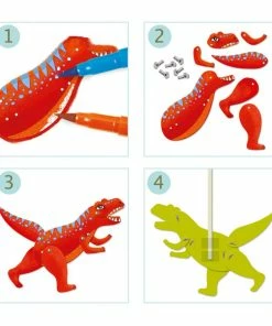 Djeco - Dinosaur Small Puppets Craft Kit 9 Djeco - Dinosaur Small Puppets Craft Kit -Le Toy Van Sales DJ9680 DjecoDinosSmallPuppets 3 1024x1024