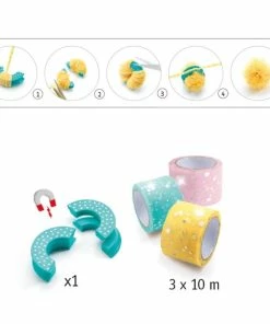 Djeco - Fairy Pom Poms Craft Kit 7 Djeco - Fairy Pom Poms Craft Kit -Le Toy Van Sales DJ9836 DjecoFairyPomPomsCraftKit 3 1024x1024