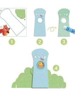 Djeco - Garden Pals Collage Scene Craft Kit For Preschoolers -Le Toy Van Sales DJ9877 DjecoGardenPalsCollageSceneCraftKitforPreschoolers 2 1024x1024