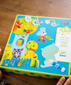 Djeco - Garden Pals Collage Scene Craft Kit For Preschoolers -Le Toy Van Sales DJ9877 DjecoGardenPalsCollageSceneCraftKitforPreschoolers 4 1024x1024